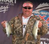 Jason Barton brought in 13 pounds, 4 ounces of bass over two days to emerge as the No. 4 co-angler.