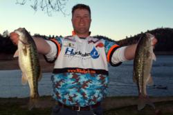 Third-place pro Michael Tuck of Antelope, Calif., caught a limit weighing 12 pounds, 9 ounces.