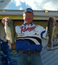 Marion, Ark., pro Mark Rose moved up to second place after catching 15-9 on day three.