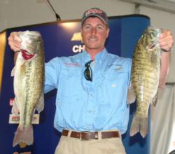 Pro Bryan Thrift is at it again. After day one on Fort Loudoun-Tellico, Thrift sits in 13th place with 14-10.