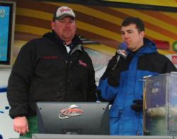 Third-place pro Scott Banks managed just three walleyes that weighed 7 pounds, 3 ounces Thursday.