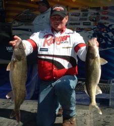 Young Jenison, Mich., pro Joshua Vanderweide caught the heaviest five-walleye limit of the day. 