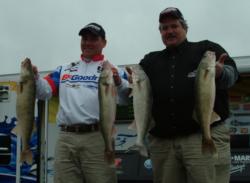 Dustin Kjelden and Paul Doute finished second after catching 23 pounds, 13 ounces on day four.