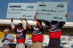 In addition to the $40,000 winner's check, Koolau won $30,000 in Wellcraft contingency money and $30,000 in Evinrude money.