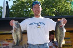 Co-angler Andy Scholz of Reno, Nev., climbed to third place with a two-day weight of 38 pounds, 12 ounces. He caught a nice limit weighing 23-2 Thursday.