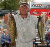 Curt McGuire caught 19-8 on day one to sit only an ounce behind the leader.