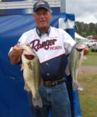 Pro David Lawson of Richmond, Ky., moved up to his best position of the week, third, with a 15-pound, 7-ounce catch today for a three-day total of 47 pounds, 3 ounces.