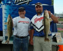 Joe Rossell and Larry Williams caught the heaviest limit of day three. These five fish weighed 23 pounds, 10 ounces. 
