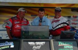 Pro John Renschen and co-angler Jeff Trana came up just short Saturday. Both anglers took second in their divisions.