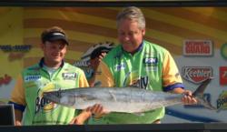 Team Bounty, captained by Tom Aberle of Wilmington, N.C., finished fourth with a total weight of 63 pounds, 1 ounce. This fish in the finals weighed 17-8.