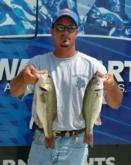 Dean Alexander remains the No. 1 Texas angler with 16 pounds over two days.