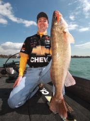 If Tom Keenan can keep his trolling speed fast, such as 1.8 mph or faster, he prefers a crankbait on the line when summertime fishing for walleyes.