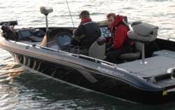 Lake Erie expert Joe Balog of Harrison Township, Mich., in his Great Lakes Machine.