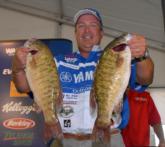 Yamaha pro Terry Baksay of Easton, Conn., qualified in the fourth place position with a two-day total of 39 pounds, 7 ounces.