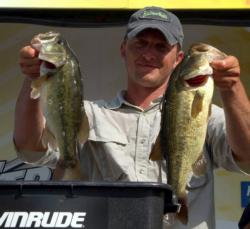 Pro Ryan Park of Mount Joy, Pa., held on with a limit weighing 12-13 and placed second with a three-day weight of 49-0.