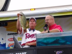 Brian Hensley caught a 21-pound, 2-ounce bag - the largetst of the final round.
