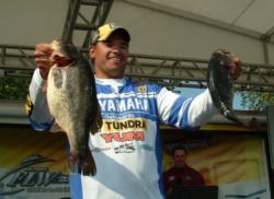 David Wolak is in third place in the Pro Division after two days on Lake Champlain.