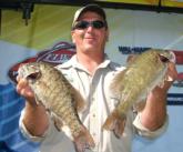 Steve Parker may be third overall with with 11-8, but he is the No. 1 angler on the No. 1 team after day one - Illinois.