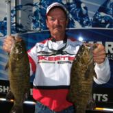 Alan Denise caught 11-8 on day one to lead the New Hampshire team by only 5 ounces.