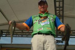 Pro Ken Wick of Star, Idaho, used a two-day catch of 26 pounds, 5 ounces, to finish the day in third place.