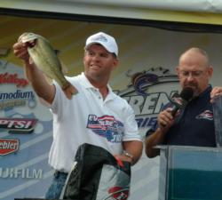 Co-angler Joe Waggoner finished third at the Central Division finale on Lake of the Ozarks.