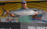 Captain Rusty Rogers of Team Double J from Richmond Hill, Ga., holds up his 33-pound, 9-ounce kingfish.