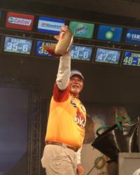 Pro Dennis Lantzy of Warren, Mich., took fourth place a final-round total of 10 walleyes weighing 47 pounds, 9 ounces.