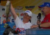 Lady angler Renee Hensley won the Stren Series Northern Division Co-angler of the Year with 720 points.
