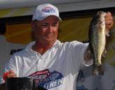 Co-angler winner Kermit Crowder caught his last keeper fish just minutes before check-in to win by 11 ounces.