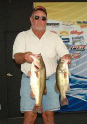 Charles Reagan finished third in the Pro Division with a two-day total weight of 31 pounds, 13 ounces.