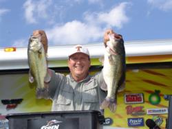 With a 16-pound, 3-ounce limit, Craig Hatchel trails the lead by a pound and 13 ounces.