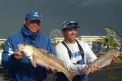 Eric Holstman of Gulf Breeze, Fla., and Sonny Granger of Pensacola, Fla., finished the day in third place with a total catch of 12 pounds, 5 ounces. 