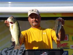 Douglas Jones remained in the second place position with a 10-pound 12-ounce bag on day 3.