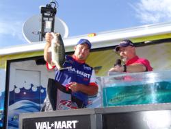 Local pro Ryan Lovelace bagged a limit in the final round and finished fourth.