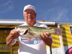 Fishing crankbaits worked for second-place co-angler Richard Carpenter.