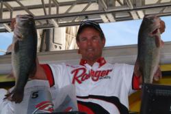 Pro Mike Folkestad of Yorba Linda, Calif., came in third with a limit weighing 24 pounds, 13 ounces.