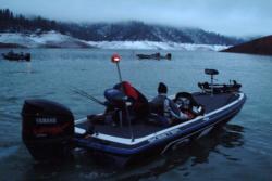 Anglers prepare to hit the open waters of Lake Shasta.