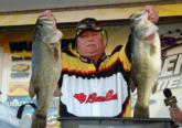 Mike Taylor is second in the Co-angler Division after catching 27-4 on opening day.