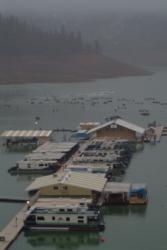 Stren Series anglers prepare to depart Bridge Bay Resort marina for the second day of tournament action on Lake Shasta.