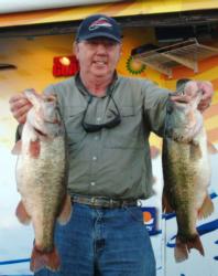Co-angler Bill Rogers has caught an unthinkable 78 pounds, 2 ounces during the three-day opening round.