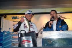 Pro Jim Riley of Shasta Lake, Calif., took fourth place at the Lake Shasta Stren Series event.