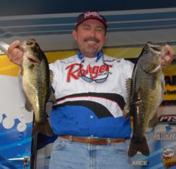 Pro Rick Couch of Ocala, Fla., jumped into the fourth place spot with a 15-pound, 12-ounce limit today for a two-day total of 22 pounds, 6 ounces.