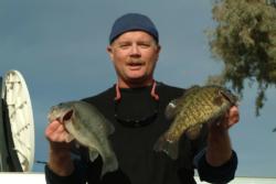 Co-angler Bob Diehl of Yucca Valley, Calif., grabbed first place overall at Lake Havasu with a two-day catch of 16 pounds, 14 ounces.