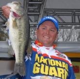 Ramie Colson, Jr., needed every scale on this kicker fish to beat out Brad Hallman by a single ounce.