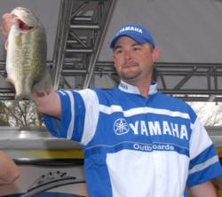 Brad Hallman of Norman, Okla., rallied with the tournament's biggest catch on day four weighing 19-5 to finish runner-up.