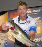 Chad Pipkens of Holt, Mich., caught the day-one big bass in the Co-angler Division weighing 5 pounds, 5 ounces.