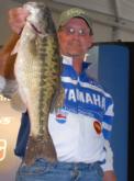Mark Hardin of Jasper, Ga., in seventh place with 13-1. He also tied for the day-one big bass in the Pro Division weighing 4-7.