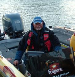 Folgers pro Dennis Lantzy plans on fishing Lake Erie Wednesday.