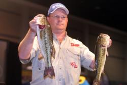 Southern Division boater Greg Hoskinson is third overall after day one of the TBF Championship.