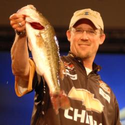 Art Ferguson III of St. Clair Shores, Mich., landed in the fourth place spot after day three with five bass for 10-13.